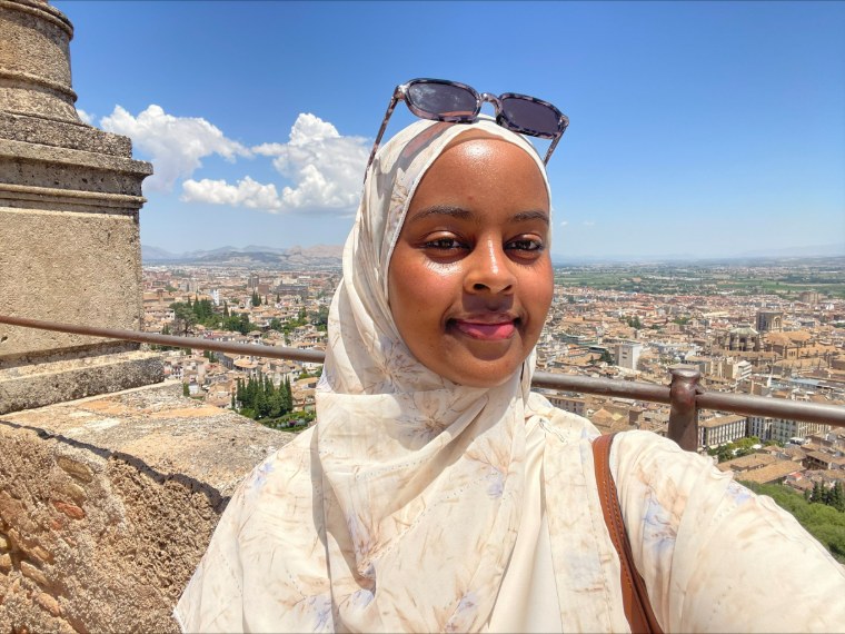 Above Granada, looking out from the Alhambra